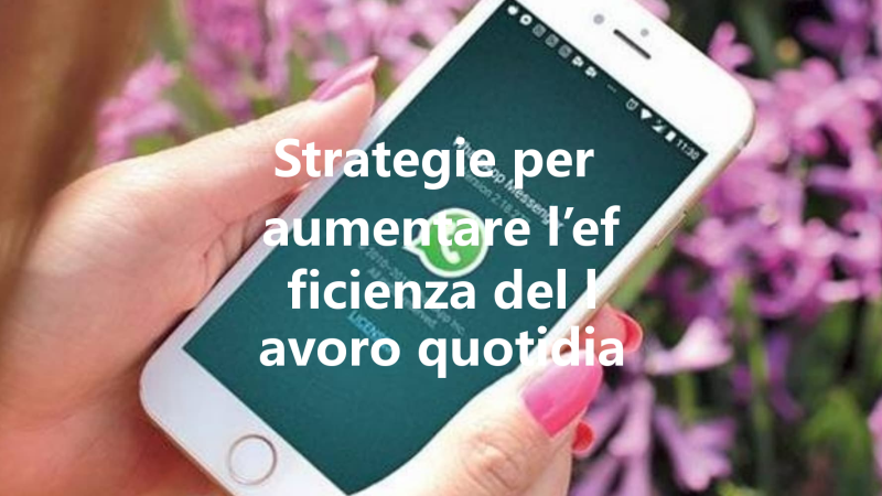 Strategie per aumentare l’efficienza del lavoro quotidiano con Wa 三